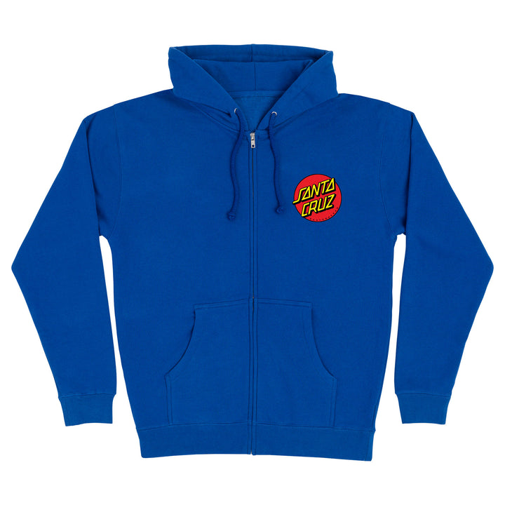 Santa cruz sweatshirt zip up sales