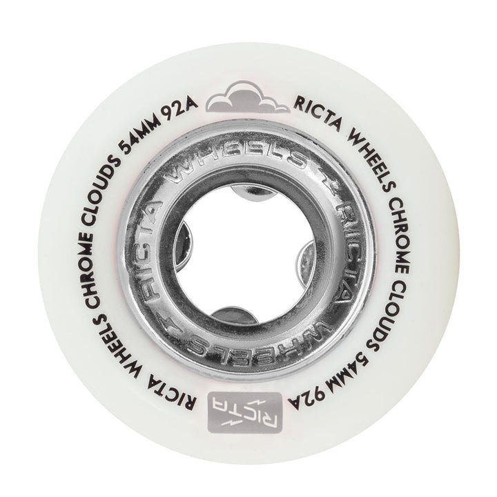 Ricta Chrome Clouds Black 54mm 92a Skateboard Wheels