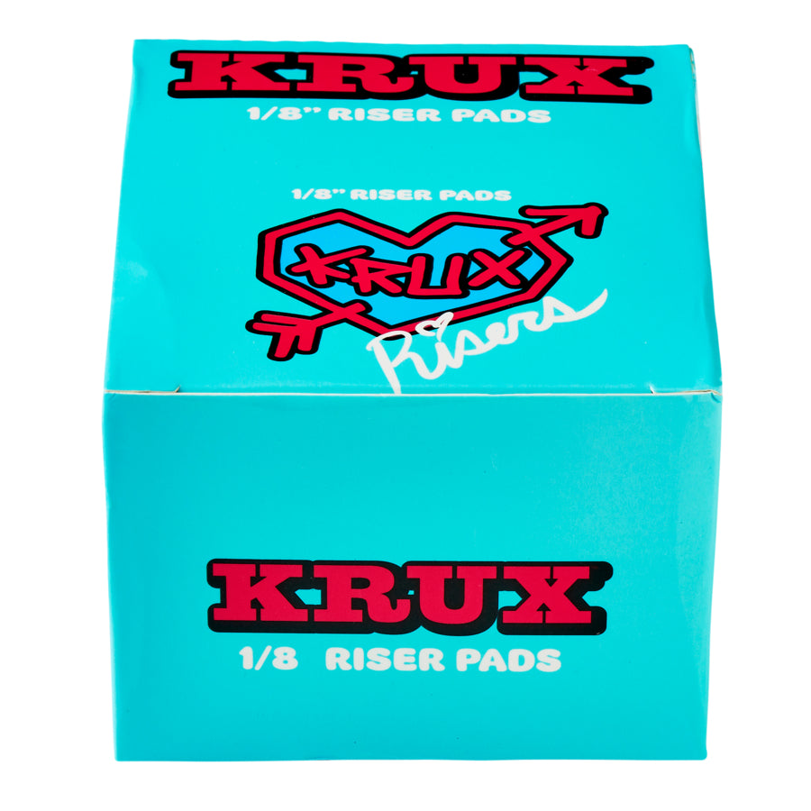 Krux Trucks 1/8" White Skateboard Riser Pads