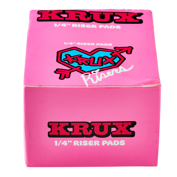Krux Trucks 1/4" White Skateboard Riser Pads
