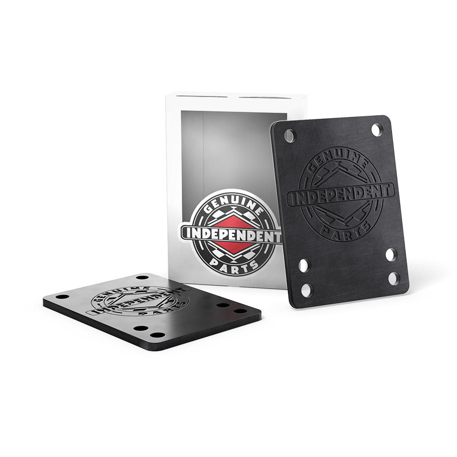Independent Genuine Parts Skateboard Truck 1/8" Shock Pads Black (pair)