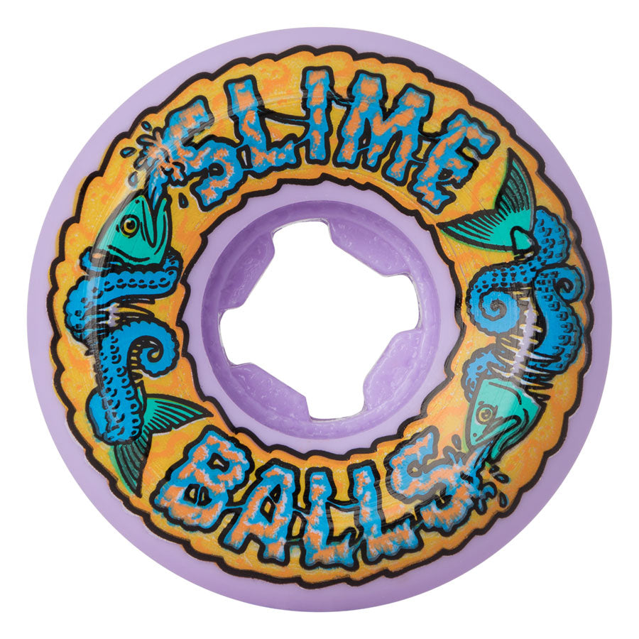 Santa Cruz Skateboards Slime Balls OG Slime Blue Skateboard Wheels - 66mm  78a (Set of 4)