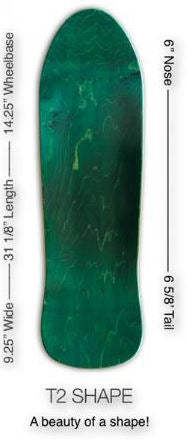 *Pre-Order* The Dark Slide x Skullduggery "Everything's Fine" 80s Shaped 9.25" Skateboard Deck