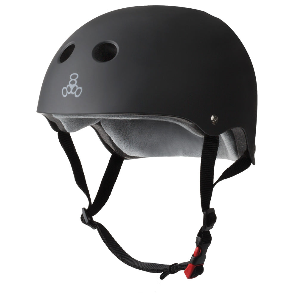 Triple Eight Rubber Certified Sweatsaver Skateboard Helmet
