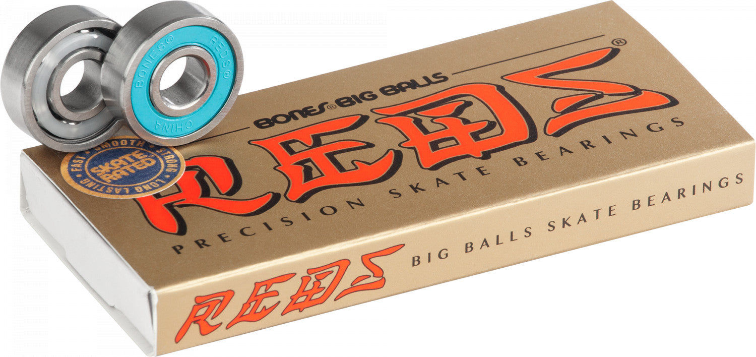 Bones® BIG BALLS™ REDS® Skateboard Bearings 8 Pack - The Dark Slide