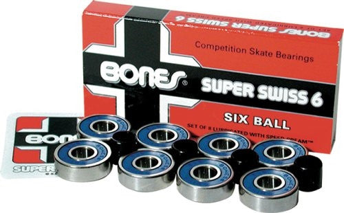Bones Super Swiss 6 Bearings (8 pack)