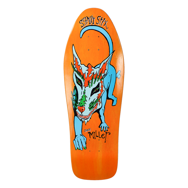 Schmitt Stix Chris Miller Dog Large 10" Skateboard Deck