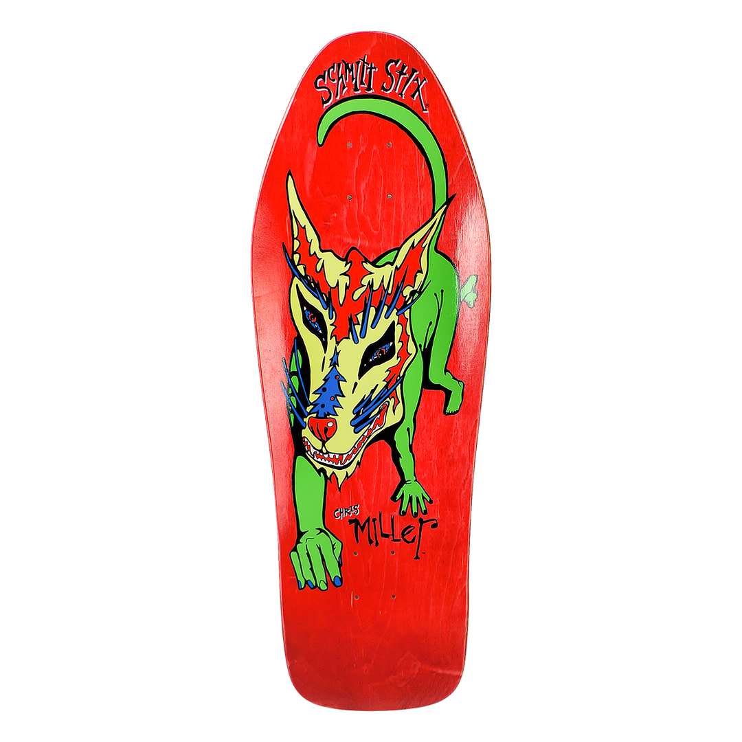 Schmitt Stix Chris Miller Dog Large 10" Skateboard Deck