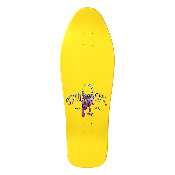 Schmitt Stix Chris Miller Dog Large 10" Skateboard Deck