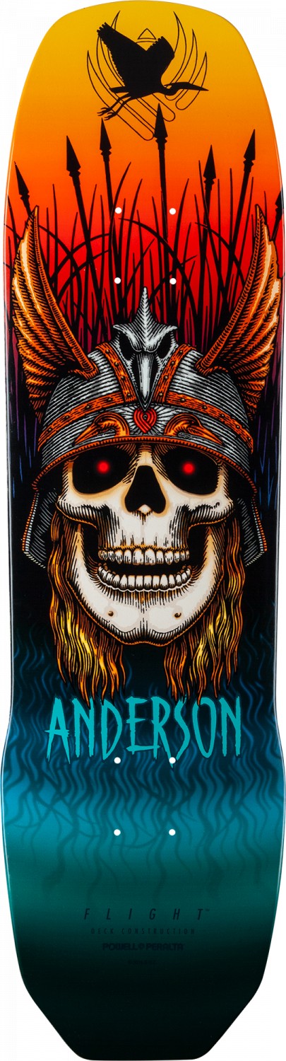 Powell Peralta Pro Andy Anderson Heron 8.45" Flight® Skateboard Deck