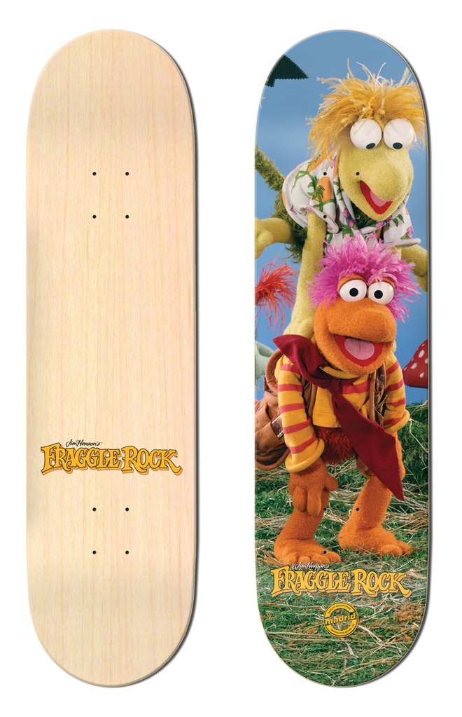 Madrid x Fraggle Rock Leapfrog Skateboard Deck
