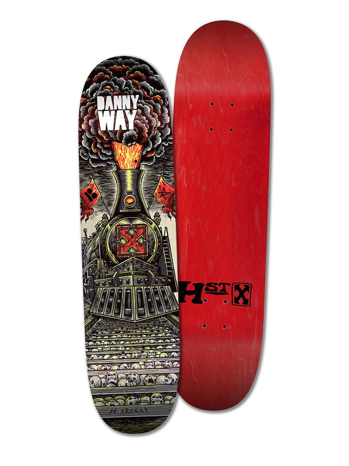 H-Street Danny Way Pop Heavy Metal Train Skateboard Deck