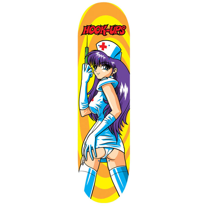 Hook Ups Nurse Cherry 8.25" Skateboard Deck