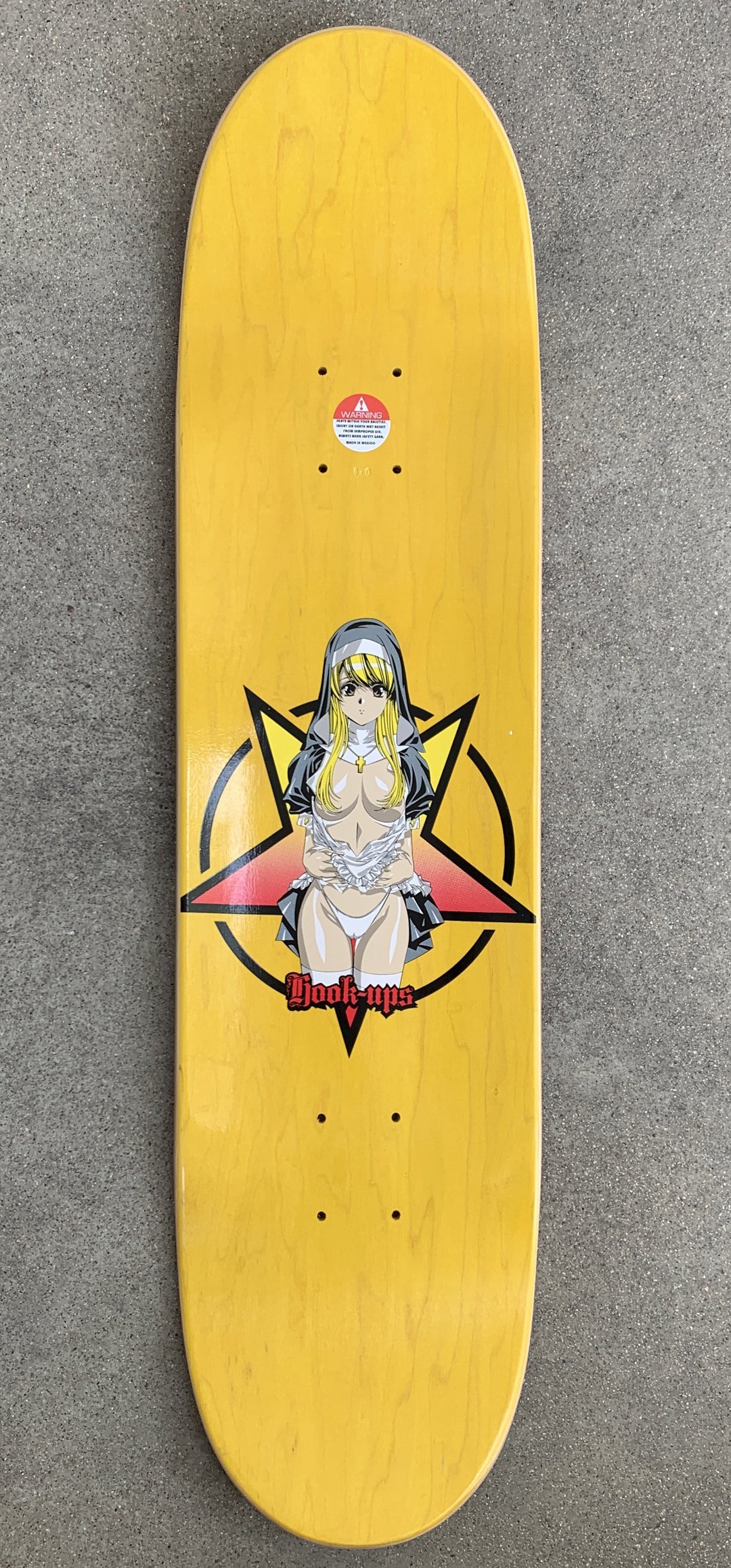 Hook Ups Nun Skateboard Deck