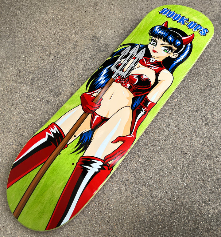 Hook Ups Devil Girl Original 8.5" Skateboard Deck