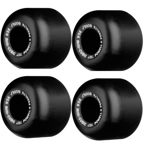 Powell Peralta Mini Cubic Black 64mm 95a Skateboard Wheels