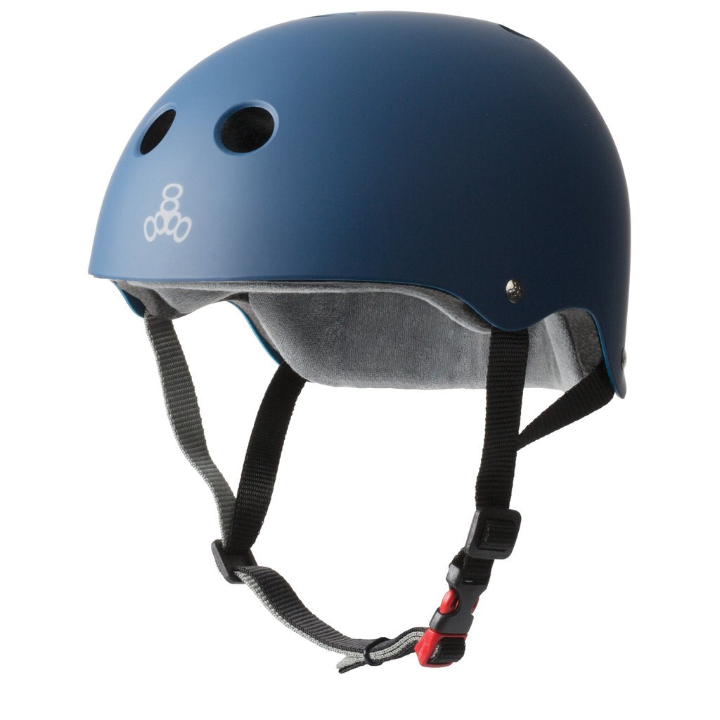 Triple Eight Rubber Certified Sweatsaver Skateboard Helmet