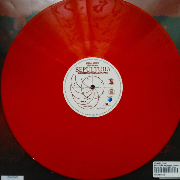 Sepultura & Les Tambours Du Bronx – Metal Veins : Alive At Rock In Rio [180G] 2x Vinyl LP Record