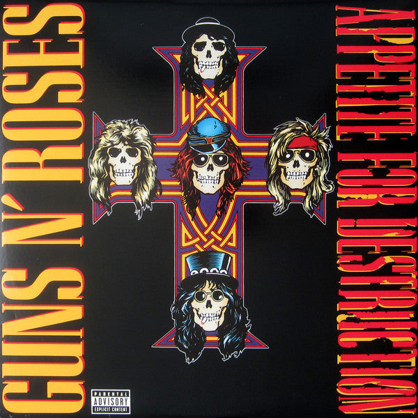 Guns 'N Roses - Appetite For Destruction Vinyl LP Record