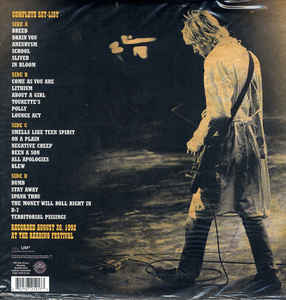 NIRVANA - Live At Reading 2x Vinyl LP Record