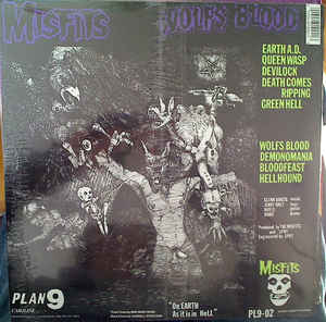 Misfits - Earth A.D. / Wolf's Blood Vinyl LP Record