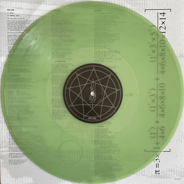 Slipknot - Iowa Green Translucent Color 2xLP Vinyl LP Record