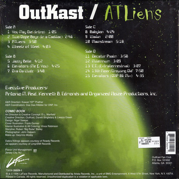 OutKast ‎– ATLiens 2x Vinyl LP Record