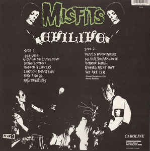 Misfits - Evilive Vinyl LP