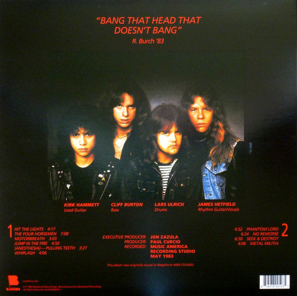 Metallica - Kill Em All Vinyl LP Record – The Dark Slide