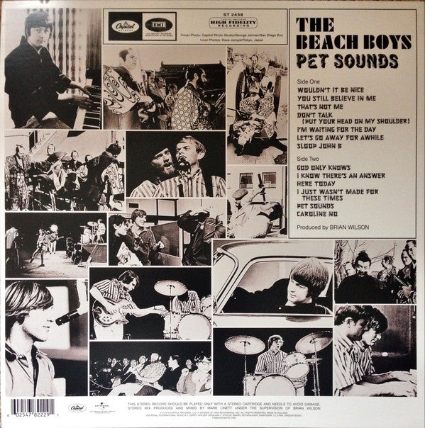 Beach Boys - Pet Sounds 180 Gram Stereo Vinyl LP