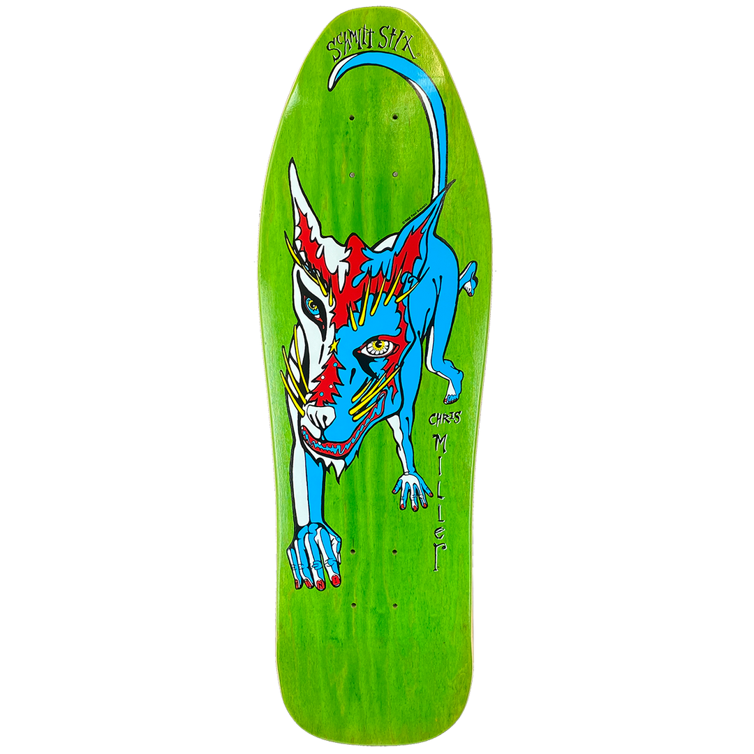 Schmitt Stix Chris Miller Dog Mini 9.125" Skateboard Deck