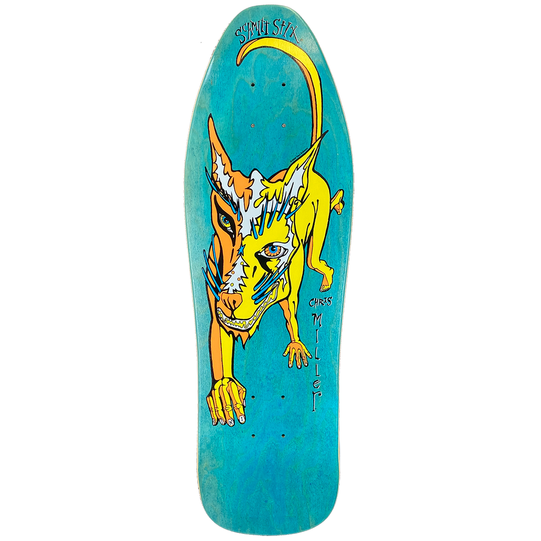 Schmitt Stix Chris Miller Dog Mini 9.125" Skateboard Deck
