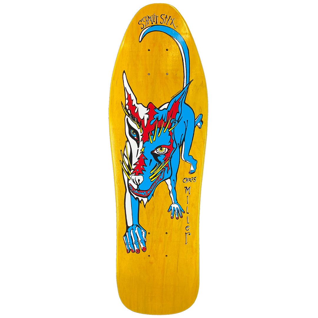 Schmitt Stix Chris Miller Dog Mini 9.125" Skateboard Deck