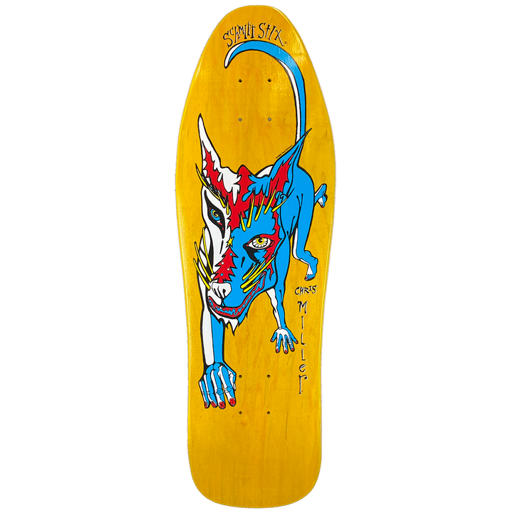 Schmitt Stix Chris Miller Dog Mini 9.125" Skateboard Deck