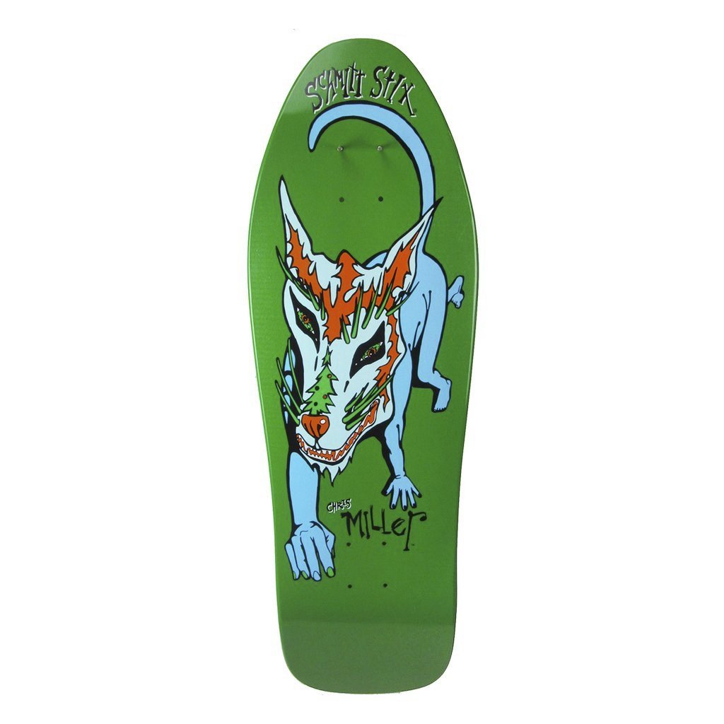 Schmitt Stix Chris Miller Dog Large 10" Skateboard Deck