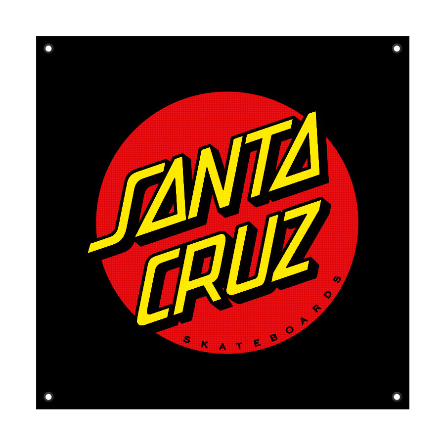 Santa Cruz Classic Dot 36" x 36" Banner