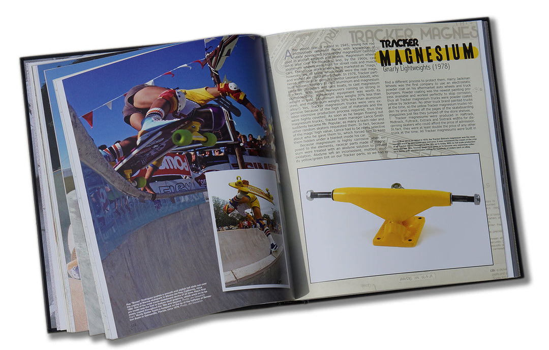 Tracker Trucks Forty Years of Skateboard History Hardcover Book