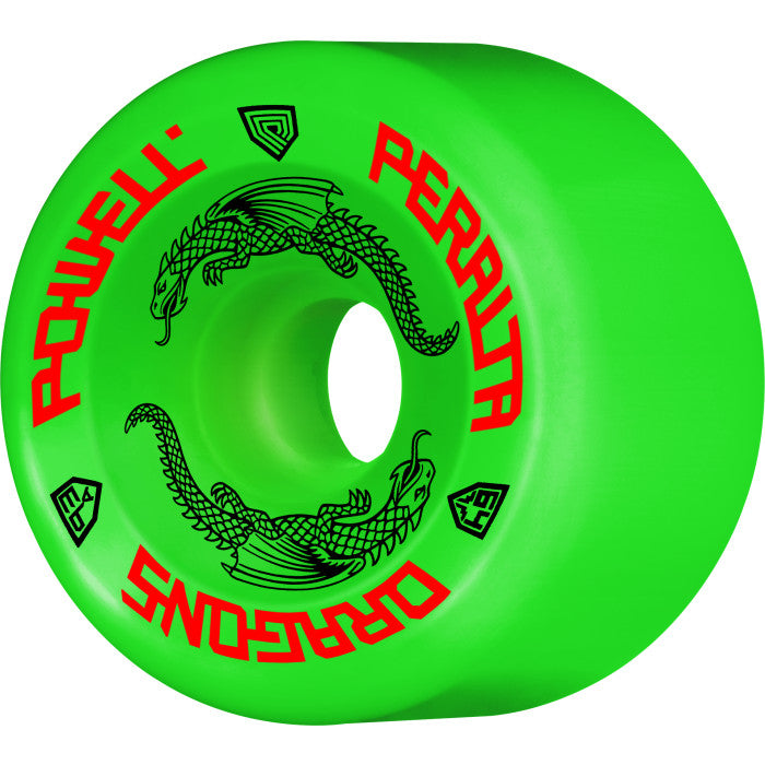 Powell Peralta Dragon Formula G-Bones 64mm 93A Green Skateboard Wheels