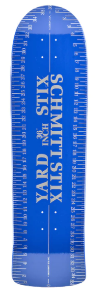 Schmitt Stix Yard Stick 9.625" x 36" Skateboard Deck