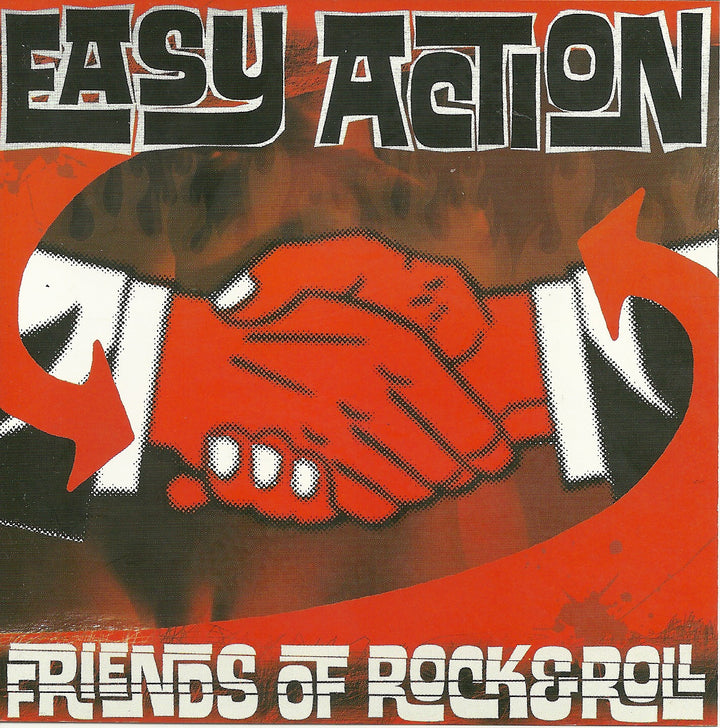 Easy Action - Friends Of Rock And Roll White Splatter On Black Color Vinyl LP Record