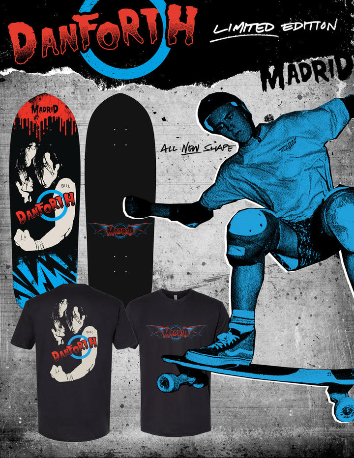 Madrid Bill Danforth "Misfits" LTD Skateboard Deck