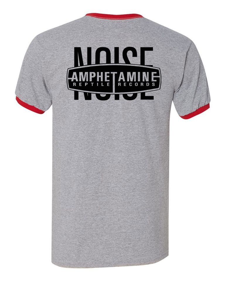 T-shirts Guzzard "Ringer" T-Shirt with AmRep NOISE back logo - TheDarkSlide