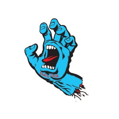 Stickers SANTA CRUZ SKATEBOARDS Screaming Hand 3.5" Sticker - TheDarkSlide