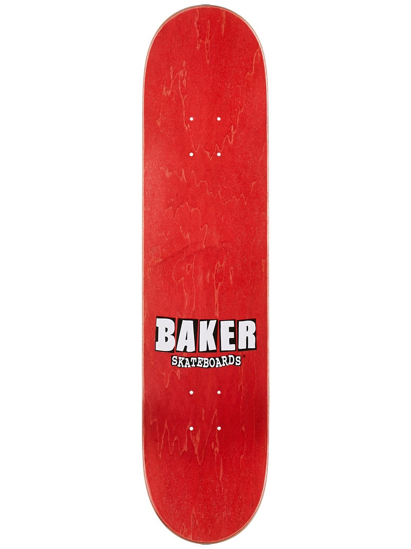 Baker Team Brand Logo White 8.5" Skateboard Deck