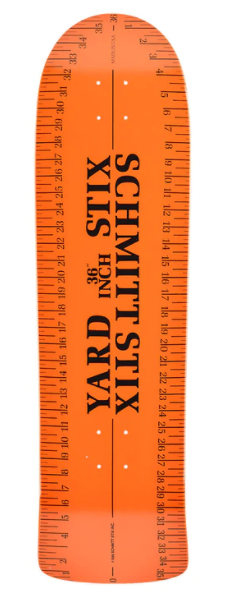 Schmitt Stix Yard Stick 9.625" x 36" Skateboard Deck