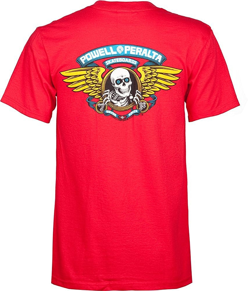 スケートボード 90s-00s Powell Peralta Winged Ripper Tee Powell Peralta Tee Winged Ripper S/S (White) - Stix SGV