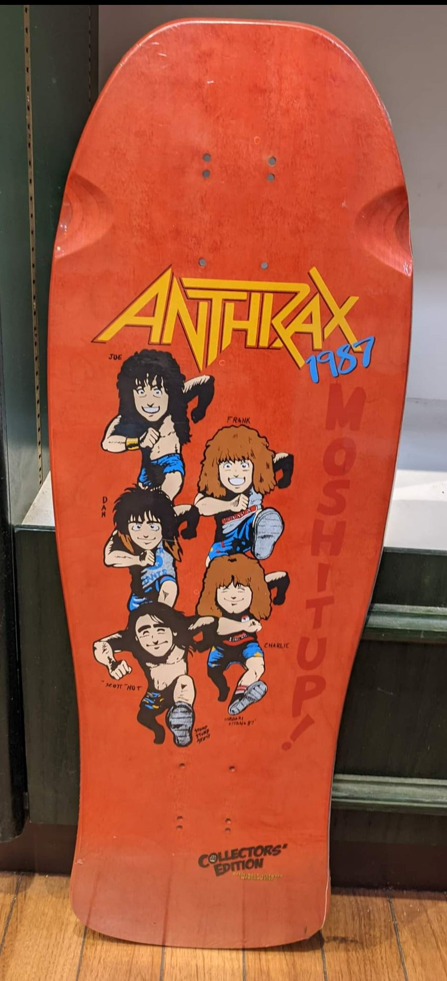 Brand-X Anthrax 1987 Skateboard Deck – The Dark Slide