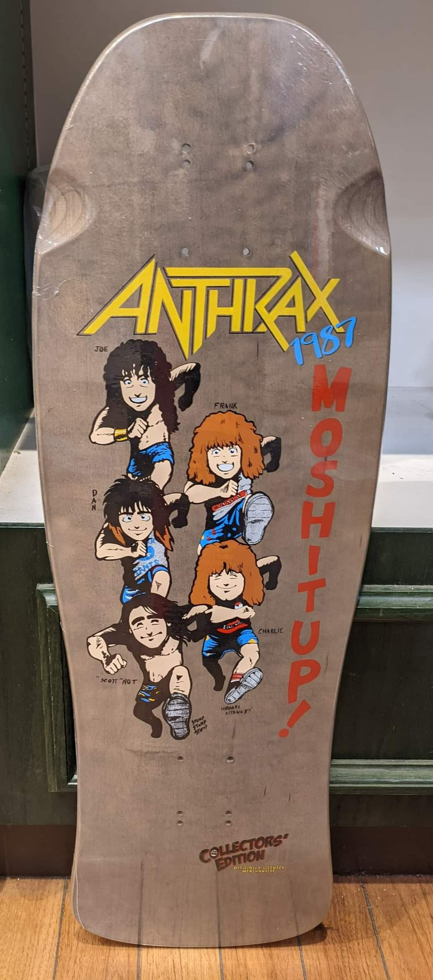 Brand-X Anthrax 1987 Skateboard Deck – The Dark Slide