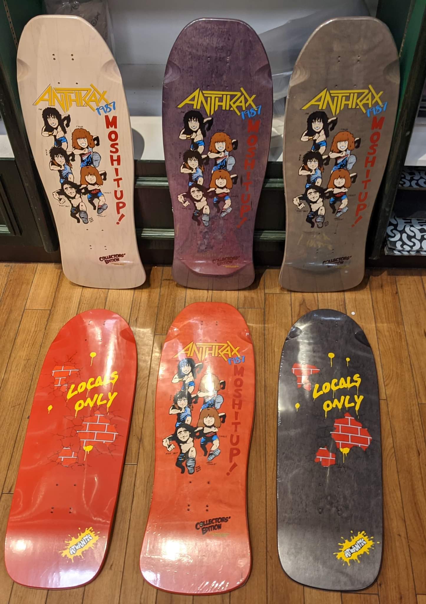 Brand-X Anthrax 1987 Skateboard Deck – The Dark Slide