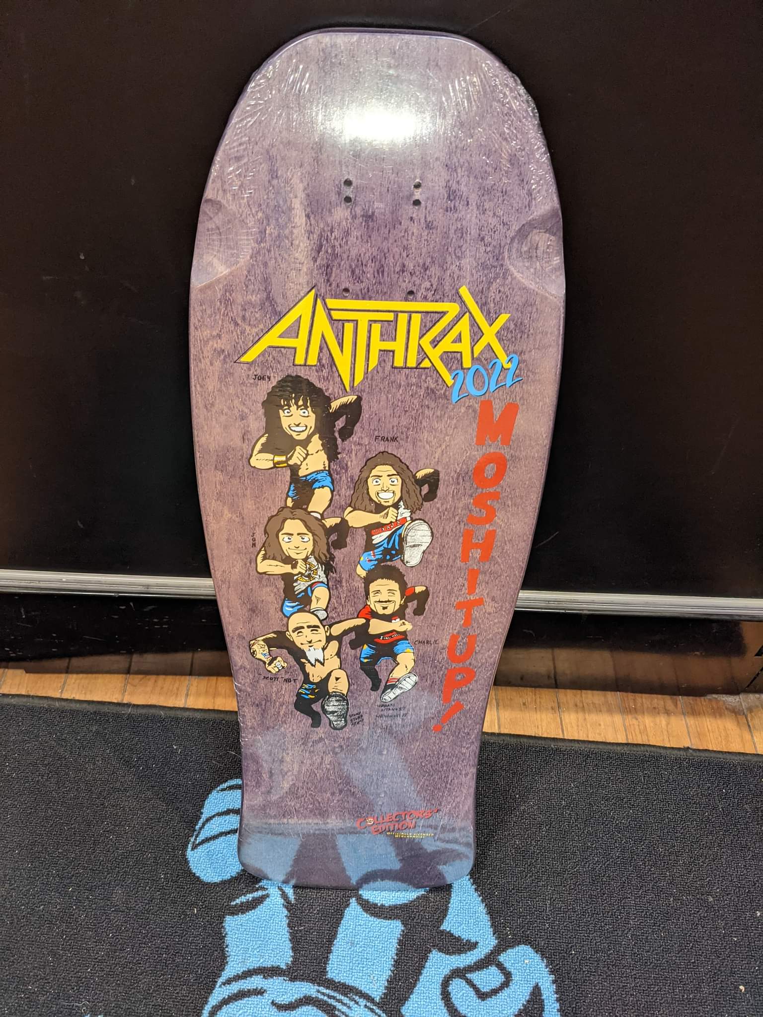 Brand-X Anthrax 2022 Skateboard Deck *Dark Slide Exclusive